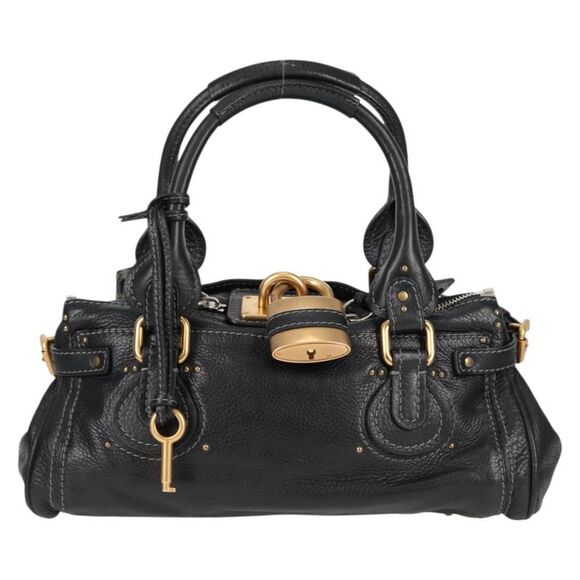 Chloé Paddington Black Leather Handbag (Pre-Owned) - Picture 1 of 16